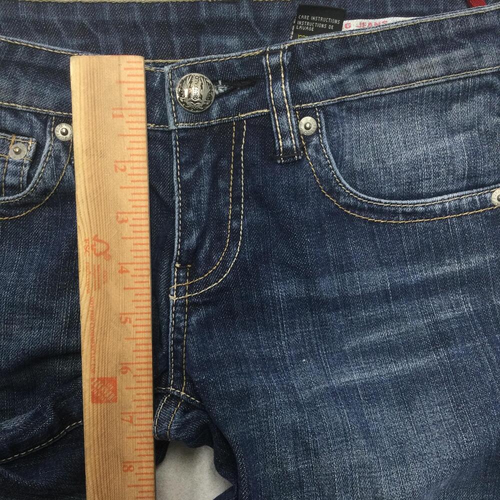 Buffalo David Bitton Skinny Jeans Womens 26 Blue Medium Wash Low Rise Stretch - Picture 11 of 14